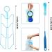 Hydration Bladder Cleaning Kit - 2 Pack 8-in-1 Brush Set for Water Bladder Maintenance - Flexible Brushes, Drying Collapsible Design - Blue - Buy Online on GoSupps.com
