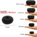 WACURRENTHYD Hair Donut Bun Maker 2PCS - Medium 3 Inch Black Chignon Doughnut Shaper for Short & Thin Hair - Buy Online on GoSupps.com