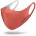 TSLA Men & Women's Copper Infused Face Mask Washable Reusable Face Masks UPF 50+ Lightweight Breathable Mask X-Large Copper Lined Red 1 Count (Pack of 1)