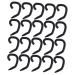 Minkissy 20st hook for hearing protection masks face cover ear mask hooks clothes rack hooks to hang up mask mask hookers headphones facial mask round line ear hooks