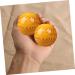 Inoomp 6 STK Health Balls - Seemweide Muscle Relaxation Chinese Baoding Balls | Natural Resin Massage Bath Balls | 5x5cm | Yellow | International Shipping - Buy Online on GoSupps.com