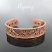 Cigmag 9X Men's Copper Magnetic Bracelet - Adjustable Cuff Bangle with Gift Box - Tree of Life Design - Father's Day Gift - Buy Online on GoSupps.com