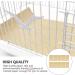 20 Pcs Gravel Liner Paper for Bird Cage 11 x 17 inch Birdcage Liner Bedding Calcium Paper Special for Bird Cage in Sea Sand Easy Clean Pet Sandpaper Light Yellow Sandpaper for Parrots Cockatiels - Buy Online on GoSupps.com