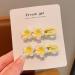 Hair Clips Hair Ties Non-slip Sweet Plumeria Flower Hairpins Hair Rings Decorative Plastic Hair Accessories for Women Girls - Buy Online on GoSupps.com