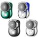 Portable Mini Electric Shaver - USB Rechargeable Low Noise Perfect for Travel - Ideal Father's Day Gift for Men & Boys Green - Buy Online on GoSupps.com