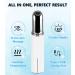 Neck Face Massager - BUV Mini LED Sculpting Tool with 3 Color Modes & Vibration for Enhanced Skin Care - Baby White - Buy Online on GoSupps.com