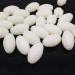 Orootl Glow Beads Fishing Saltwater - 100 Hard Plastic Light Beads | Green & White Oval EI Pearls Bait Fishing Tools - Buy Online on GoSupps.com