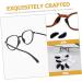 Gleavi 30 Pairs D-Shaped Anti-Slip Self-Adhesive Glasses Nose Pads - Cushions & Plate Pebbles Black (1.5x0.6cm 3pcs) - Perfect for Comfort & Fit - Buy Online on GoSupps.com