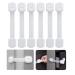 Child protection for closet and drawers 6 pieces of child locking cabinet child locking cabinet baby for door cupboards fridge and drawers with strong glue without drilling white