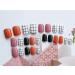 HUIL Artificial False Nails - Wedding Dress Black Pink Orange Grid with Manicure Set | Premium Quality eCommerce for International Shipping - Buy Online on GoSupps.com