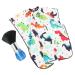 MAGICLULU 3 Sets Children's Barber Cloth Fabric Hair Dye Brush