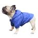 iChoue Dog Raincoat Lightweight Windbreaker Hooded Jacket for French bullodg Shiba Inu Frenchie Outdoor Water Resistant Coat - Blue/Size M Medium Blue