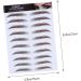 Beavorty 8 Pcs Eyebrow Stickers False Eyebrow 6d Hair-like Eyebrows Stickers Water Proof 4 Stickers - Buy Online on GoSupps.com