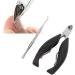 Professional Podiatrist Toenail Clippers with Fine Steel Nail Remover Curved Design for Healthy Toenails Removes Dirt Easily - Buy Online on GoSupps.com
