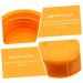 Ibasenice 20 Pack Locking Caps for Baby Bottles - Screw Lids for Breast Milk - Portable Travel Caps - Durable Food-Grade PP - 4.3x1.5cm - Orange - Buy Online on GoSupps.com