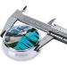 Rocky Mountains Round Pill Box - 3 Compartment Mini Decorative Travel Organizer for Vitamins & Medicine - Portable Purse Pill Case - Buy Online on GoSupps.com