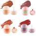 Daffezon Fuzzy Pudding Jar Lipstick Pudding Gloss Lip Balm Non-Stick Lipstick Nourishing Smooth Lip Gloss
