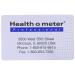 Health O Meter SS-600KL Model 600KL Extended 2 Year Warranty