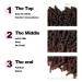 Wigenius Ombre Brown Curly Spring Twist Crochet Hair - 6 Packs 10 Inch Short Wave Pre-Twisted Synthetic Braids (1B/30 T30) - Passion Twist Hair Extensions - Buy Online on GoSupps.com