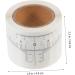 WOONEKY 2 Rolls Adhesive Brow Ruler Stickers Eyebrow Measuring Sticker Makeup Supplies White - Buy Online on GoSupps.com