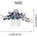 IYOU Crystal Bridal Hair Comb Black Rhinestone Wedding Side Combs Prom Bride Hair Accessories for Women - Buy Online on GoSupps.com
