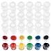 36 Empty Paint Pots with Lids  5 ml/0.17 OZ Clear Empty Storage Paint Containers Mini Painting Cup Arts Crafts Containers for Summer Camp Kids Classrooms Schools Paintings Art Festivals etc