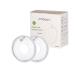 Breast Shells Nursing Cups Milk Saver With piston Protect Sore Nipples for Breastfeeding Collect Breastmilk Leaks for Nursing Moms Soft and Flexible Silicone Material Reusable 2 Pack