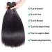 12A Grade Brazilian Virgin Straight Human Hair Bundles - 10 12 14 inches - 300g | Unprocessed Remy Hair Extensions - Buy Online on GoSupps.com