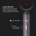 Powerful Blue Light Hairdryer - Fast Drying 3 Heat Settings Foldable with Diffuser & Concentrator - Ideal for Home & Travel - Buy Online on GoSupps.com