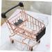 FRCOLOR Rose Gold Makeup Products Storage Rack & Trolley | Trendy Iron Clothes Drying Cart - 12x10.5x8 CM - Shop Internationally - Buy Online on GoSupps.com