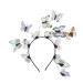 Lurrose Butterfly Headband Butterfly Fascinator Hat Halloween Costume Bohemian Headpiece for Women (Color 3) As Shown