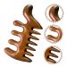 Buy Mikinona B trzahn Scalp Massage Comb - Wooden Ridge for Curly Hair - Body Massage & Styling for Men & Women - International Shipping Available - Buy Online on GoSupps.com
