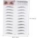 FRCOLOR 2pcs 3d Eyebrow Stickers Eye Brow Shaping Kit Stick-on Eyebrow Makeup Tools Artificial Man - Buy Online on GoSupps.com
