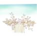 DOITOOL Women Hair Comb Alloy Hair Comb Bridal Hair Comb Crystal Hair Comb Hair Accessories Women's Headgear Wedding - Buy Online on GoSupps.com