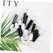 FOMIYES 50pcs Ladies Suits Eye Blending Brush Eye Shadow Applicator Shadow Brush Disposable Fixer Miss M White - Buy Online on GoSupps.com