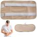 Nupaque castor oil pack wrap |Anti oil leak compress reusable castor oil pack kit castor oil waist wrap Comfort for the abdominal muscles