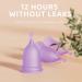 Set of 3 Reusable Menstrual Cups - Soft Silicone Tampon and Pad Alternative in Small, Medium, Large (Purple) - Buy Online on GoSupps.com
