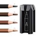 4-in-1 Duckbill Plastic Eyebrow Pencil Shaper - Waterproof Makeup Tool for Precise Brow Shaping - Compact Cosmetic Sharpener for Beginners & Professionals - Buy Online on GoSupps.com