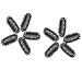 100 Pieces Wig Clips - Kamm Clips Tress Clips & Snap-Clip U-Form Metal Clips for Wig & Hat Fastening - Black & Dark Brown - Buy Online on GoSupps.com