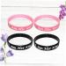 MAGICLULU 4pcs Valentines Day Gift Connecting Bracelets for Couples Wedding Party Gifts Bf and Bracelets Couple Bracelets Valentines Day Bracelets Silicone Slap Bracelets Lovers Earrings As Shown 20X6.4X1.2cm - Buy Online on GoSupps.com