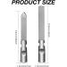 RTRTGS Set of 2 Nail File Set Stainless Steel Professional Nail Files Metal Double-Sided with Non-Slip Handle Leather Bag Fine / Coarse Nail File for Manicure - Buy Online on GoSupps.com