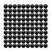 68 Cal Paintballs Jawbreaker Solid Balls - Self Defense Nylon, Less Lethal Practice Paintballs .68 Caliber - Black (100 Count) 3.5 Gram