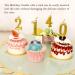 Birthday Candle Cake Number 0-9 | Gold Numeral Candles for Birthday Celebration - Shop Now - Buy Online on GoSupps.com
