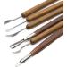 LEKAI 6 Pieces Double Ended Modeling Tools for Clay Sculpture, Wooden Handle - Arts and Crafts - Buy Online on GoSupps.com