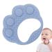 Silicone Baby Bite Ring - Montessori Toddler Toy | Cute Dog Paw Design | Sensory Exploration Ring for Aizuoni Blau - Buy Online on GoSupps.com