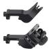Feyachi 45 Degree Front and Rear Backup Iron Sights - Rapid Transition Picatinny Rail Mounted