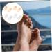 Ergonomic Nail Tools - 8 Pc Silicone Gel Toe Separators Set for Foot Pain Relief - Buy Online on GoSupps.com