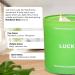 Luck Crystal Manifestation Candle - 14 oz | 65 Hour Burn | Clear Quartz for Prosperity & Abundance | Join the Lucky Girl Syndrome Movement - Buy Online on GoSupps.com