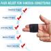 VerteLife 2 pieces Finger Splint Breathable Finger Buddy Wraps Finger Sleeve Support Adjustable Elastic Finger Brace Sports Aid for Arthritis Trigger Finger Finger Pain Relief and Sport Injuries - L Double-2 pieces L - Buy Online on GoSupps.com