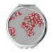 Mirror in Office Products World Map Pill Earth Healthcare Pharmaceuticals makeup mirrors pocket mirror portable mirror